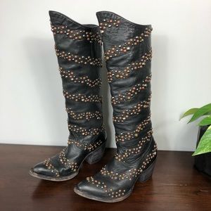Boot Star by OLD GRINGO Studded Black Boot 6.5